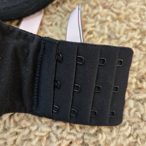 Victoria Secret Strapless Bra Black 36 D w/Underwire Body by Victoria - Picture 4 of 7